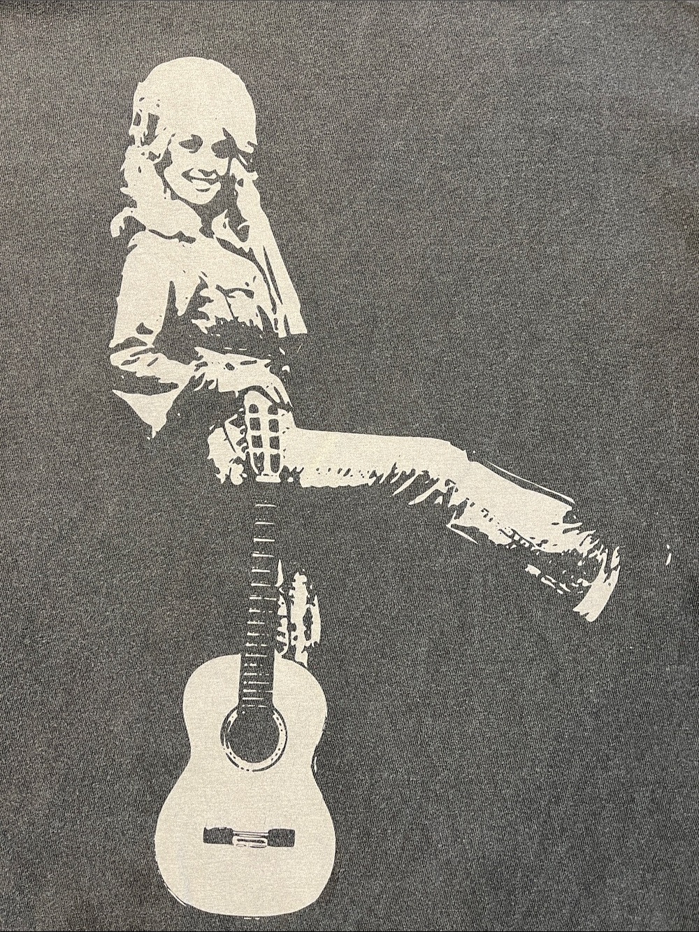 Dolly Parton with guitar Medium